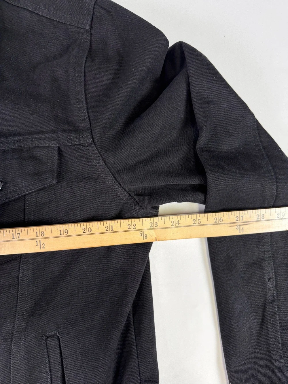 Lazer black denim